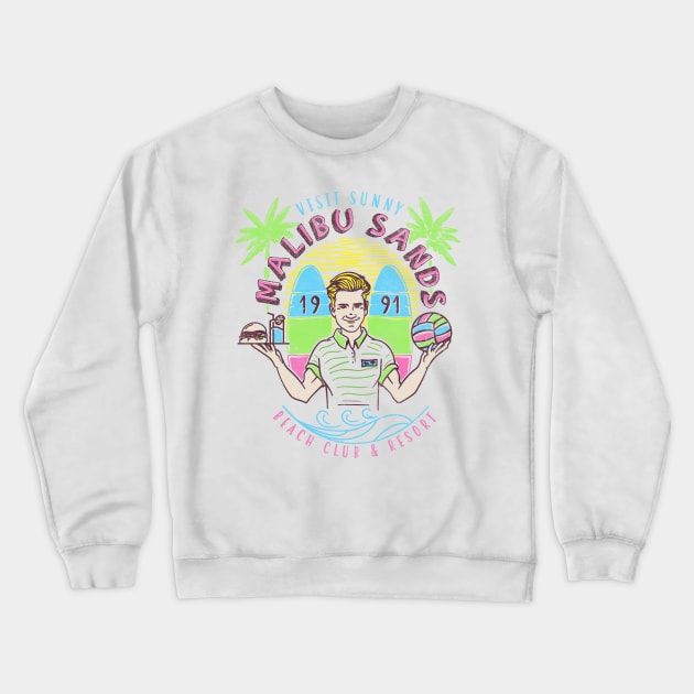 Malibu Sands Crewneck Sweatshirt by CoDDesigns